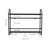 Adriannah Wine Glass Rack in Black
