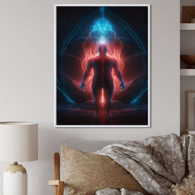 «Etheral Body Glowing Light Awakening», reproduction sur toile