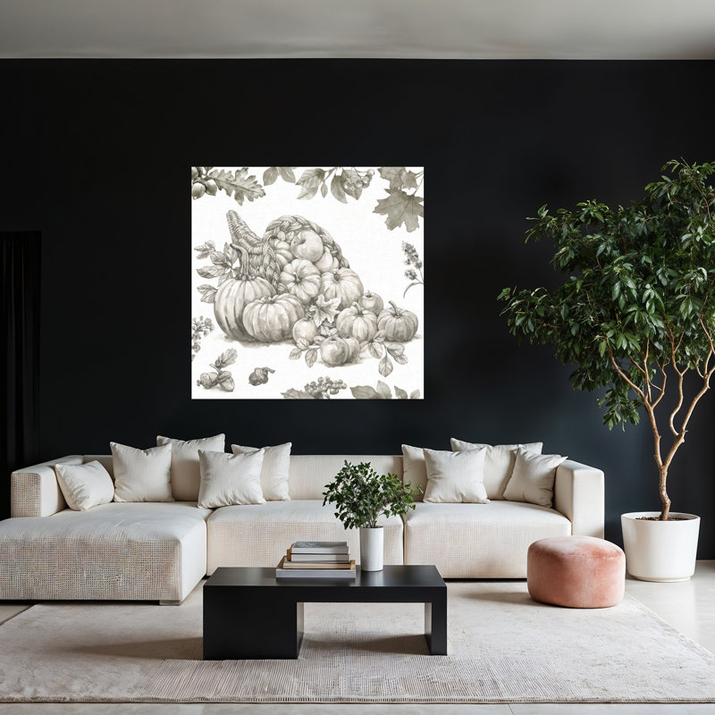 Art abstrait d'automne contemporain Bounteasant Harvest III, H 48 po x l 48 po