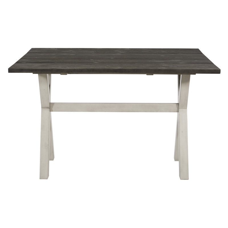 Meilani 47.75'' Console Table, Light Gray/Charcoal Gray