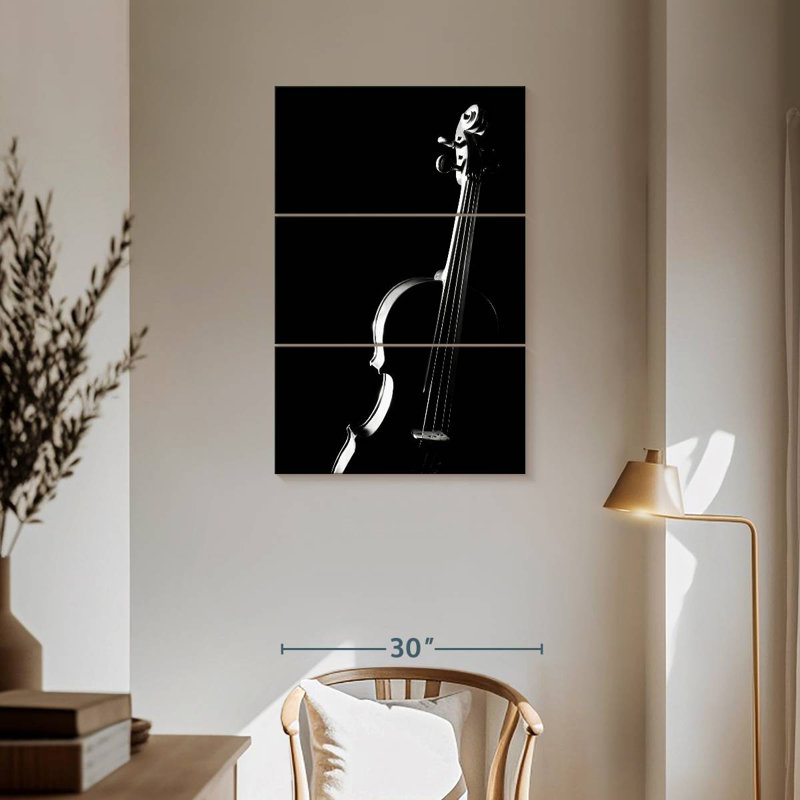 Abarca Violin Light Silhouette, 57" H x 36" W