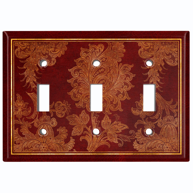 Landscape & Nature 3 - Gang Toggle Light Switch Standard Wall Plate