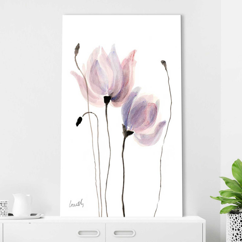 «Floral Sway I» par Lanie Loreth - reproduction d'art, Toile tendue, H 48 po x l 28 po x P 1,5 po