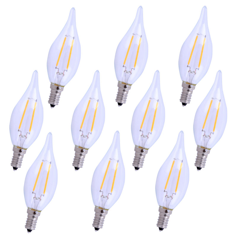 Ampoule DEL 2,5 W (25 watts équivalente) à intensité variable, culot E12 / candélabre, 3000 K