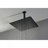 16" Matte Black Bathroom Luxury Shower Head