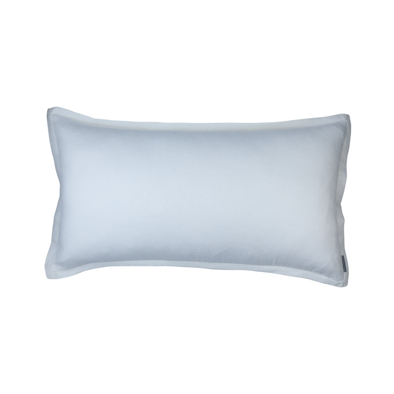 Gia Lumbar Pillow Cover & Insert, 20" x 36", Ivory