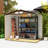 7 ft. W x 4 ft. D Stainless Steel Tool Shed-98202131-98202127