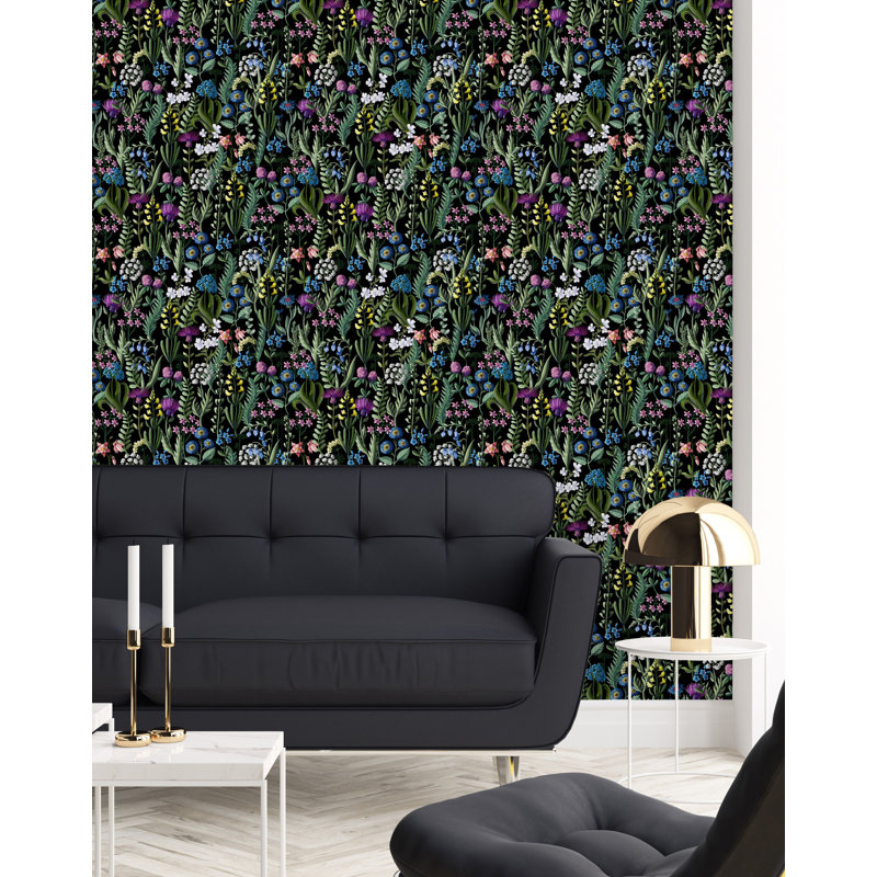 Panneau de papier peint, L 18,75 po x l 25 po, Vinyle