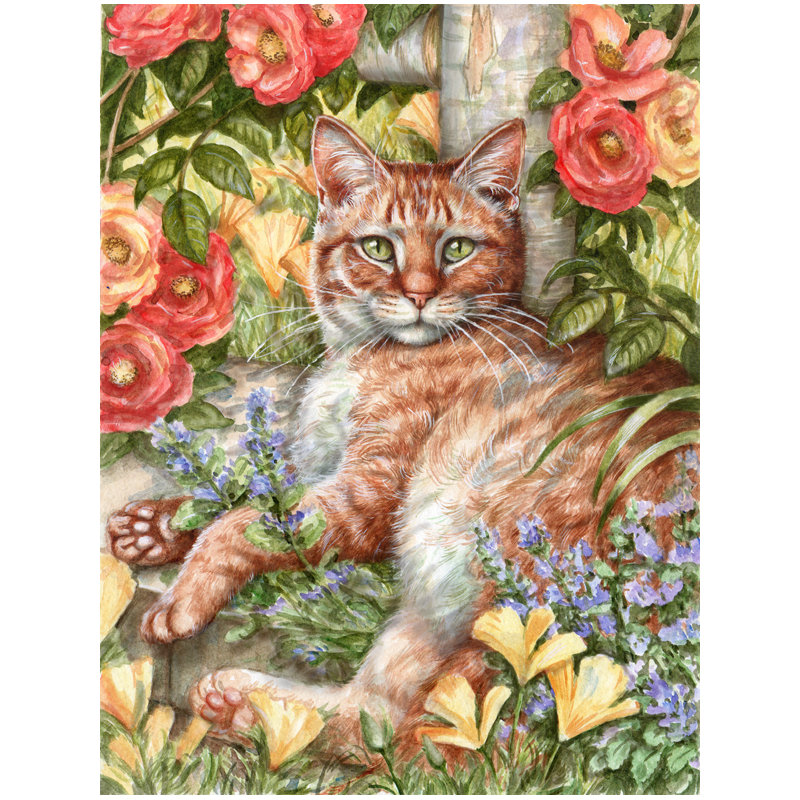 Double Sided Polyester Animal Garden Flag, 15" H  x 11" W