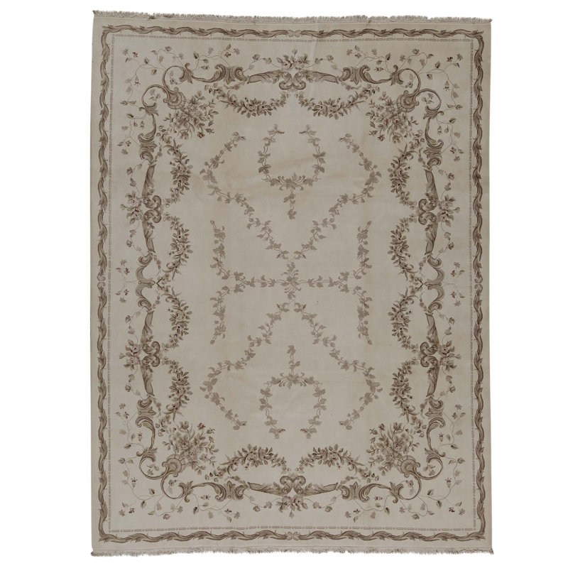 Tapis rectangulaire noué à la main