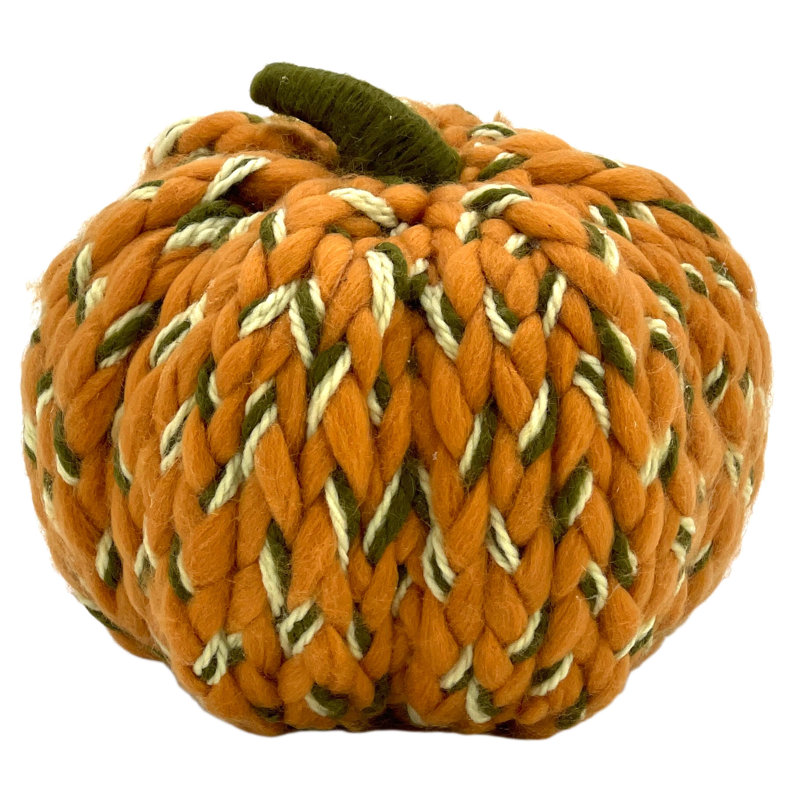 Citrouille tissée moelleuse 9 po