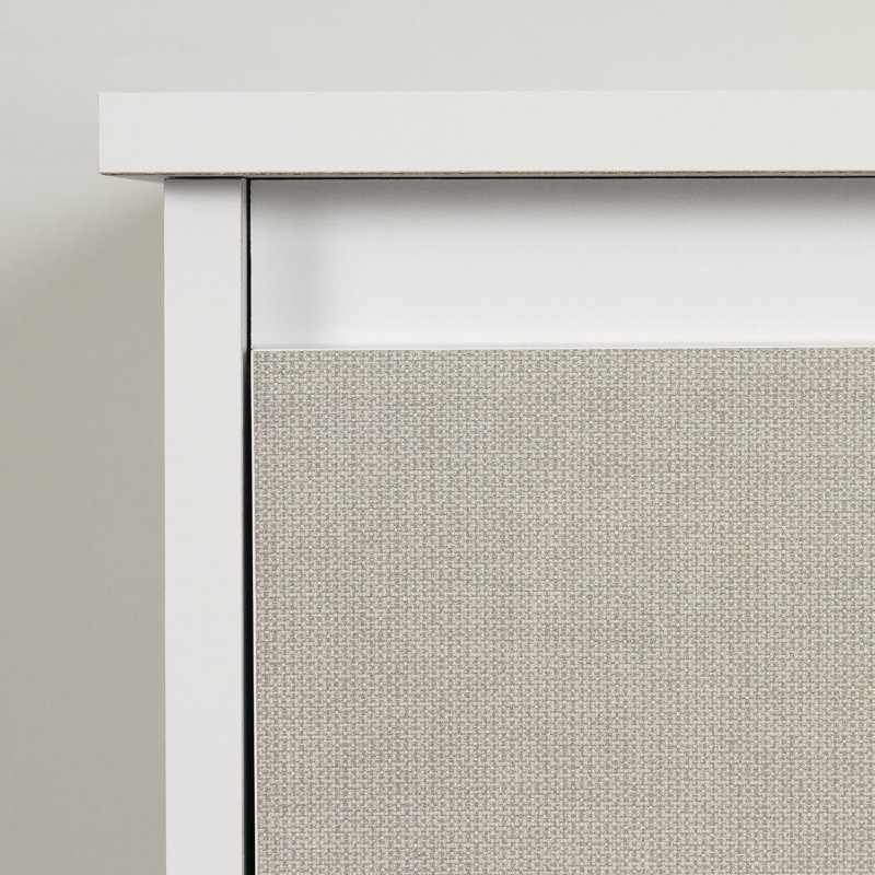 Plenny 6-Drawer Dresser Storage Unit, Beige/White