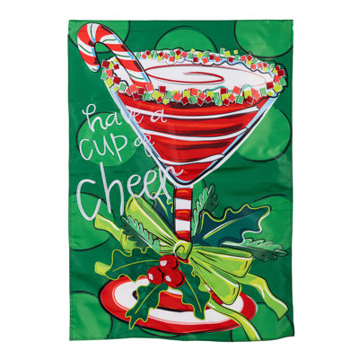 Drapeau de maison «Have A Cup Of Cheer»