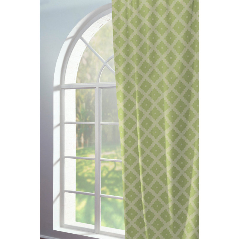 Esteban Pinch Pleat Opaque Single Curtain, Green, 145cm Width x 145cm Drop