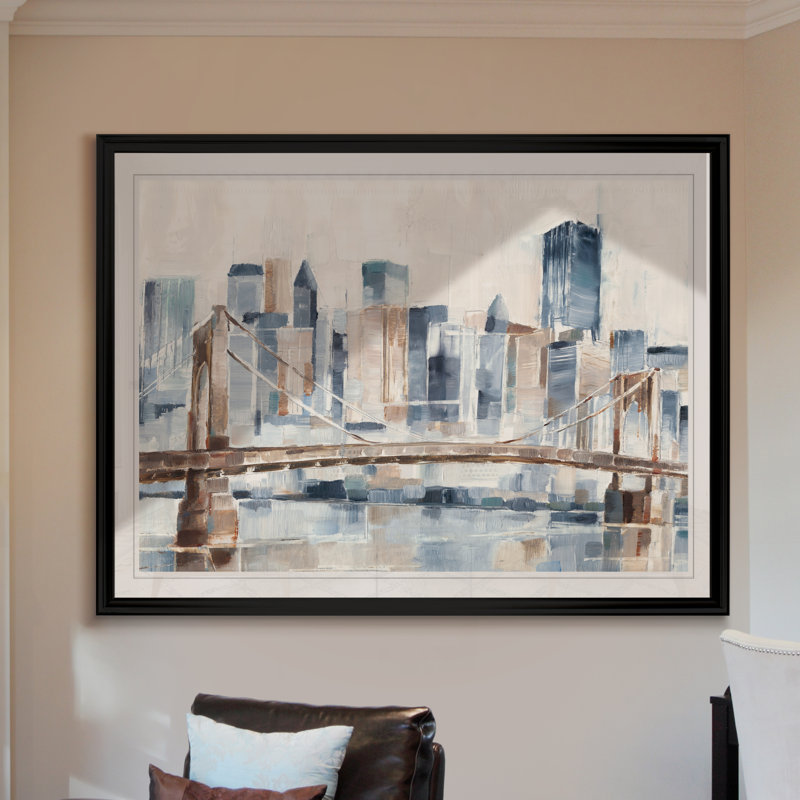 « blue hour ii », impression sur toile, H 18,5 po x l 24,5 po x P 1,5 po, Noir