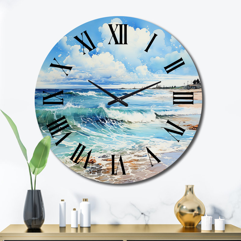 Metal Wall Clock, Extra Large