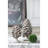 Set Of 2 Pinecone Table Decor, Small: D7x10.5", Large: D7x14"