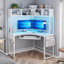 Bureau triangulaire avec huche Athelia-96917416