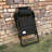 Set of 2 Folding Patio Chairs with Adjustable Sling Back and Removable Headrest-1633385512