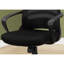 Chaise de bureau ergonomique en filet noir, hauteur réglable et pivotante, pour fauteuil de bureau pivotant à 360 degrés, hauteur, bureau en maille et métal