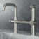 Cass 13 in. H Single-Handle High-Arc Widespread Bridge Kitchen Faucet with Pull-Out Side Sprayer