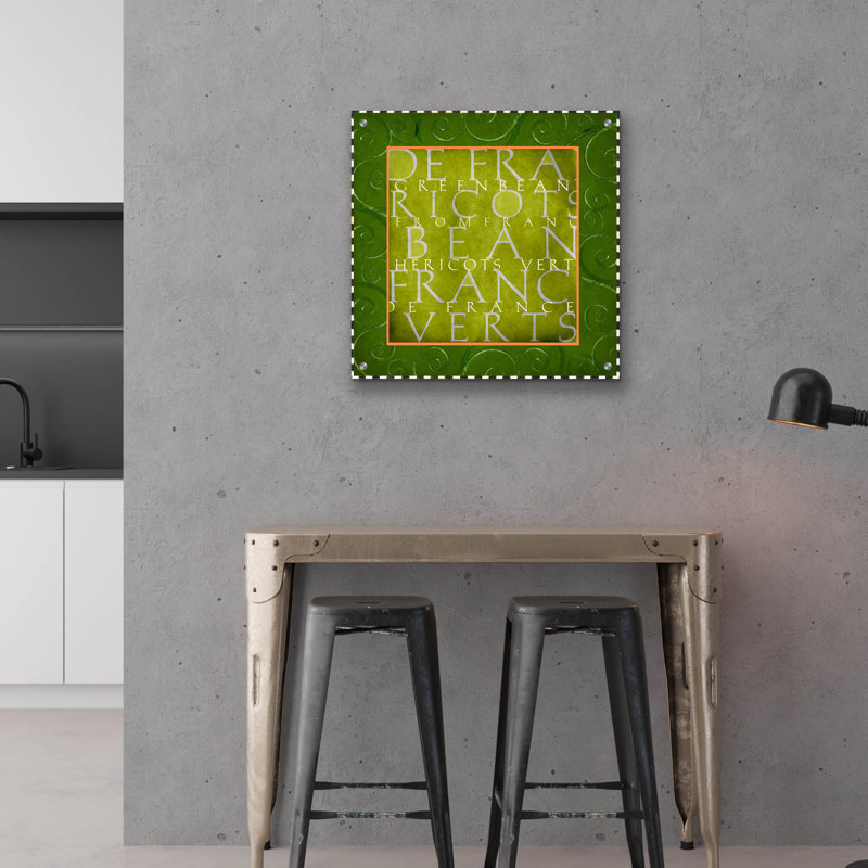  «Légume classique 3» par Art Licensing Studio, art mural en verre acrylique, 24 po x 24 po, H 24 po x l 24 po