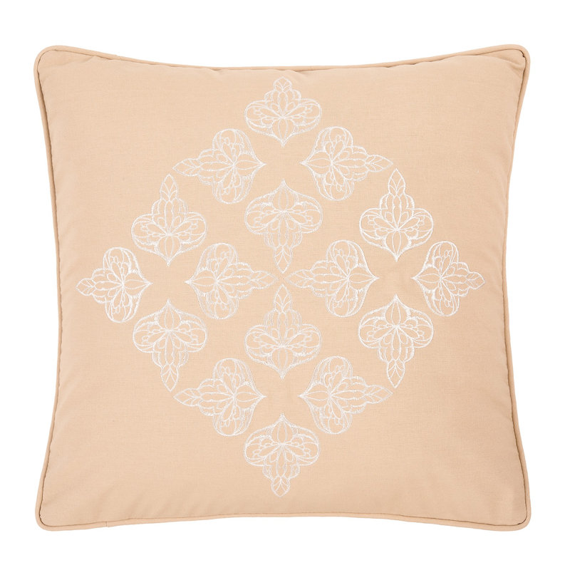 Marin Embroidered Throw Pillow
