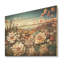 Art moderne sur bois de pin naturel, charme de campagne moderne, cactus I-1988817789