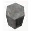 Table d'appoint hexagonale avec finition polie pour une décoration intérieure élégante-457707985