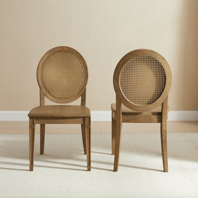 Jacolyn 2-piece Cane-back Dining Chair Set by Ophelia & Co.