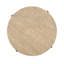 Table basse ronde en bois avec roulettes Stellan