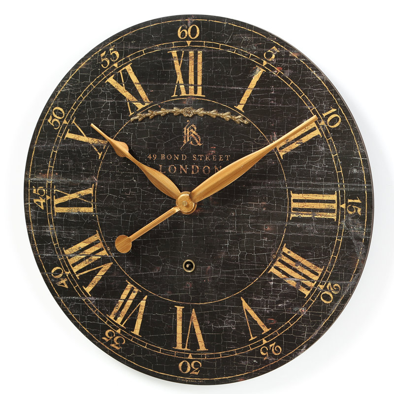 Haslingden Manufactured Wood Wall Clock, Small