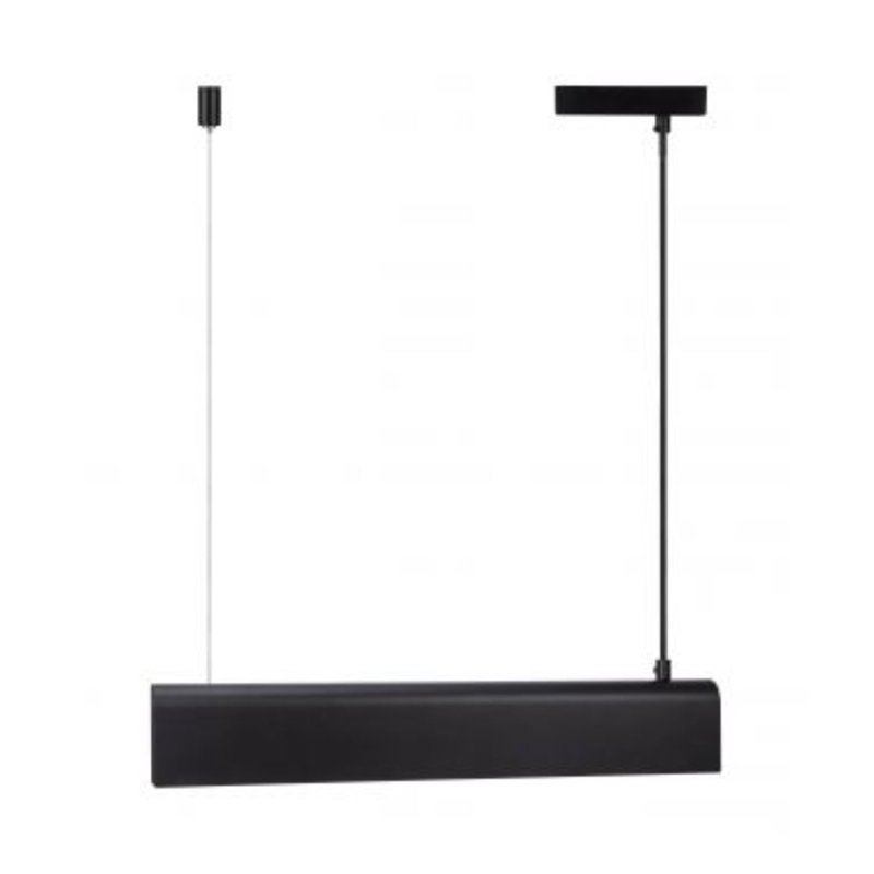 1 - Light Black Kitchen Island Pendant, 85cm H x 500cm W x 8cm D