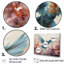 Cerulean Calm Graceful Dove sur toile-316216133-316216129