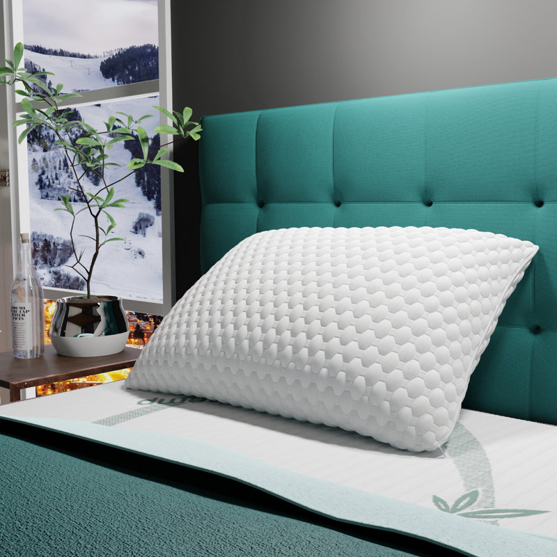 Coussin ajustable en mousse viscoélastique infusée Zencloud, Queensize