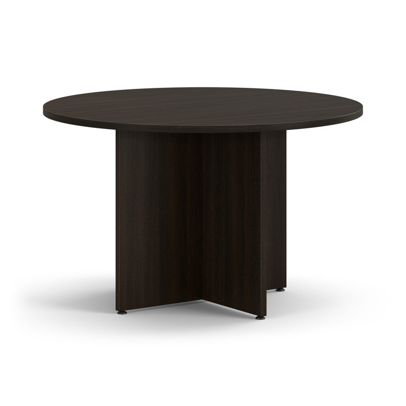 Table de réunion circulaire Mod, H 29 po x L 48 po x l 48 po, Chêne de Java
