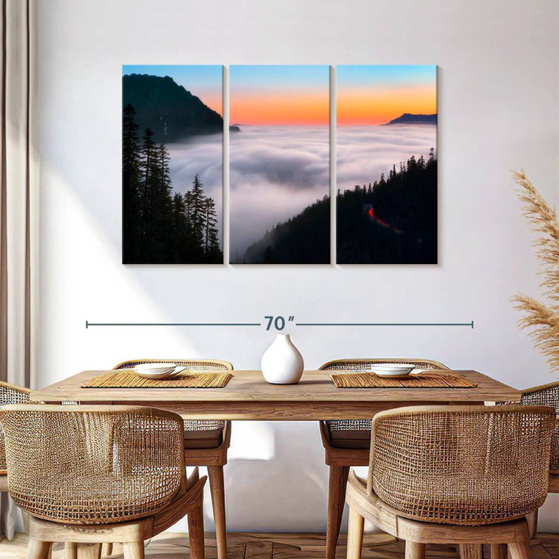 Alvord Mount Rainier Getaway, H 36 po x l 57 po