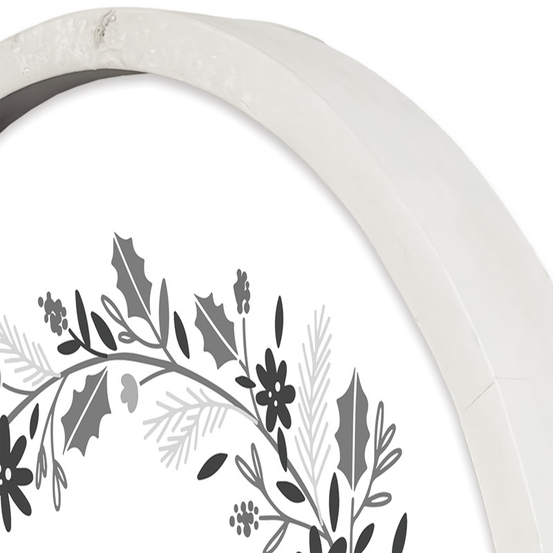 Couronne Holly Jolly, Blanc