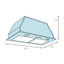 46" 698 Series 1200 CFM Ducted Insert Range Hood in Brushed 430 Stainless Steel
