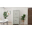 Buffet 72 po, armoire de cuisine autoportante, gris