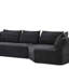 Canapé modulaire moderne avec accoudoirs larges et coussins Modern Minimalist-1102168689-1102168695