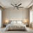 72 In. Ceiling Fan With Tri-cct 1350-lumen Led, 6 Aluminum Blades, Dc Motor, Remote Control And 3 Downrods-253532073