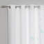 Paire de rideaux semi-transparents avec œillets Ladner-985940908