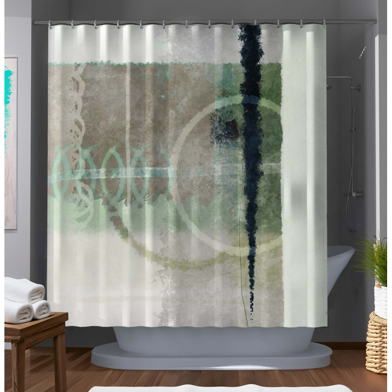 Abstract Shower Curtain