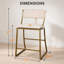 Chaise de bar 25 po beige