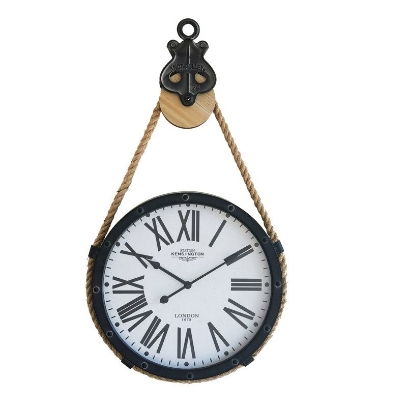 Horloge murale 15 po bateau poulie Eastin