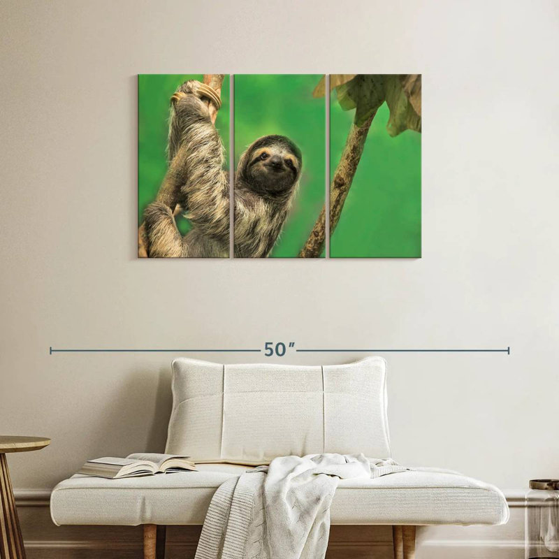 Brampt Clinging Sloth, 24" H x 38" W
