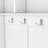 Modern Hallway Hall Tree With Metal Hooks And Storage Space, Multi-Functional Entryway Coat Rack With Shoe Cubbies-396101668