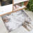KATINE Modern Abstract Machine Washable Area Rug Brown Silver/Ivory-78312994