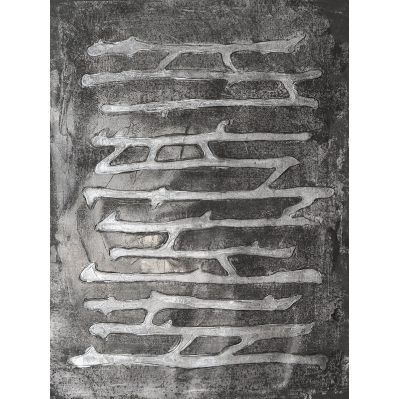 Silver Filament II by Michael Willett - Wrapped Canvas Print, 46 cm H x 30 cm W